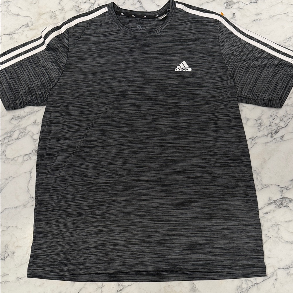 Adidas Men's Charcoal Heather Tee